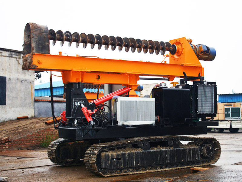 履帶光伏打樁機