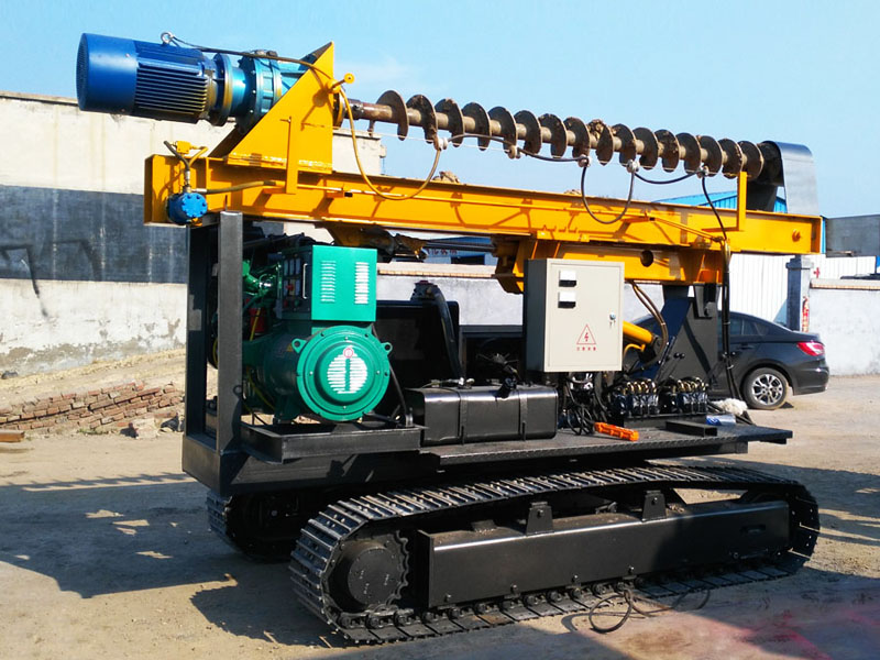 履帶光伏打樁機