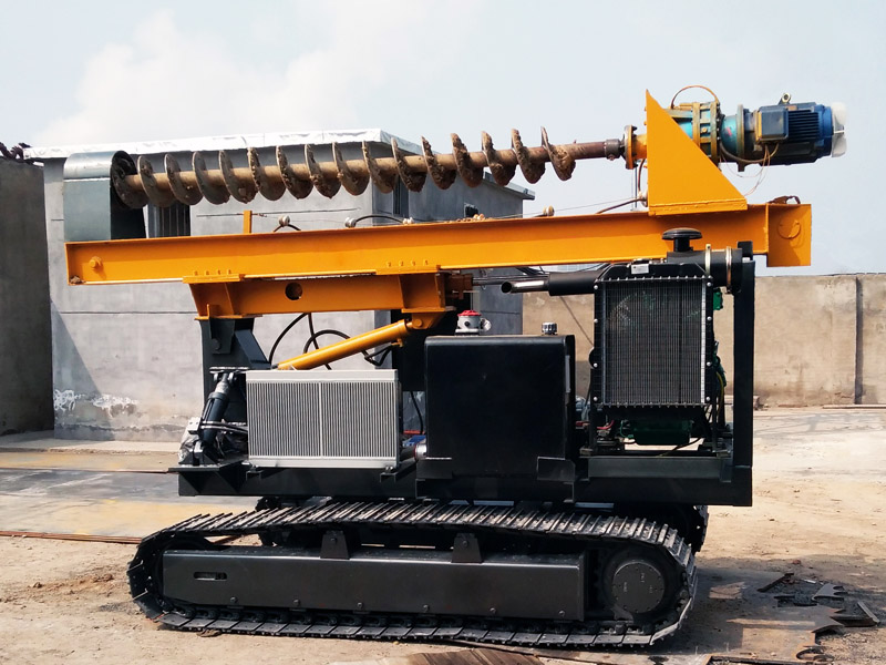 履帶光伏打樁機