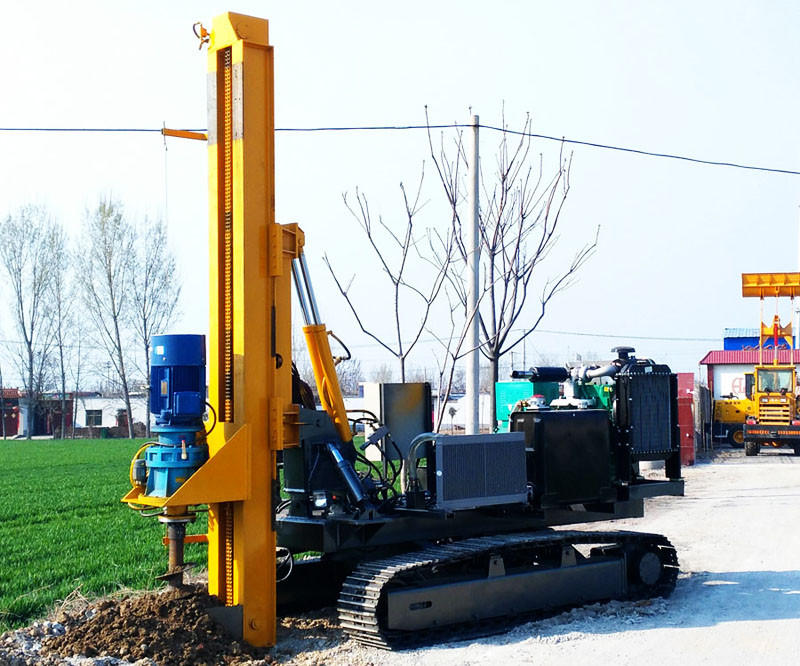 履帶光伏打樁機