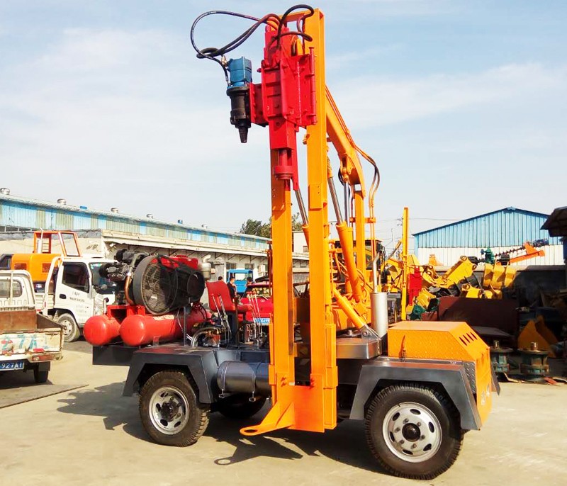 小四輪打拔鉆一體(小空壓機)