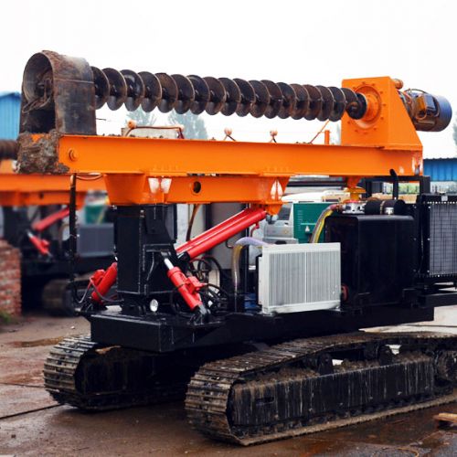 履帶光伏打樁機