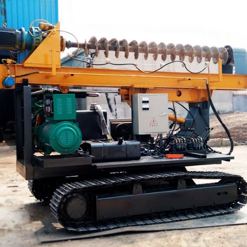 履帶光伏打樁機