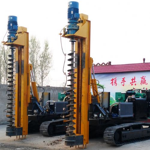 履帶光伏打樁機