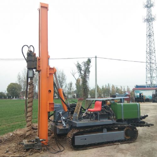 履帶光伏打樁機